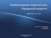 Элементарная перспектива. Городской квартал