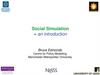 Social Simulation – an introduction