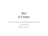 Олимпиада по изобразительному искусству. Тест 6-7 класс