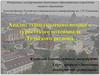 Анализ туристического потока и туристского потенциала Тульского региона