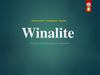 Winalite. Краткий обзор продукции компании. Спирулина