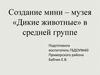 Создание мини – музея «Дикие животные» в средней группе