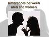 Differences between man and woman