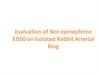 Evaluation of Nor-epinephrine ED50 on Isolated Rabbit Arterial Ring