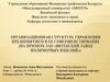 Организационная структура управления предприятием и ее совершенствование