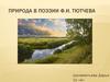Природа в поэзии Ф.И. Тютчева