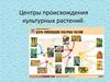 Центры происхождения культурных растений