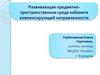 Развивающая предметно-пространственная среда кабинета компенсирующей направленности в детском саду