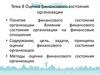 Оценка финансового состояния организации. Тема 8