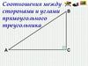 Соотношения между сторонами и углами прямоугольного треугольника