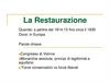 La Restaurazione