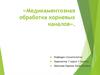 Медикаментозная обработка корневых каналов