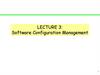 Software Configuration Management