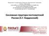 Сословная структура постсоветской России