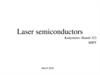 Laser semiconductors