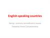 English-speaking countries