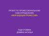 Проект по профессиональному самоопределению «Моя будущая профессия»