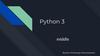 Python 3 middle