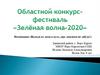 Выходя из дома в путь, про ловушки не забудь. Областной конкурс-фестиваль «Зелёная волна-2020»