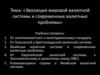 Эволюция мировой валютной системы и современные валютные проблемы. Лекция 3