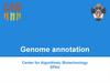 Genome annotation