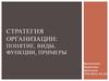 Стратегия организации: понятие, виды, функции, примеры