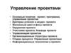 Управление проектами