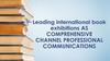 Leading international book exhibitions AS COMPREHENSIVE CHANNEL PROFESSIONAL COMMUNICATIONS