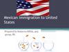 Mexican Immigration to United States