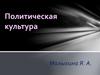 Политическая культура