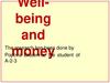 Well-being and money