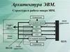 ОС. Архитектура ЭВМ
