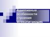 Адаптивные особенности строения млекопитающих