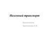 Наземный транспорт