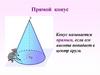 Прямой конус