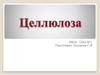 Целлюлоза
