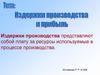 Издержки производства. Заполнить схему