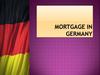 Mortgage In Germany