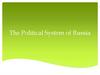 The Political System of Russia