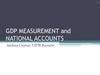 GDP  measurement and national accounts