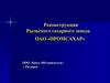 Реконструкция Рыльского сахарного завода ОАО «Промсахар»