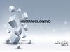 Human cloning