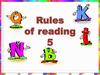 Rules of reading 5