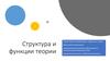 Структура и функции теории