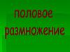 Половое размножение