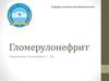 Гломерулонефрит. Клиническая классификация. Диагностика. Принципы лечения