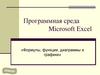 Программная среда Microsoft Excel «Формулы, функции, диаграммы и графики»