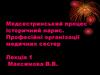 Медсестринський процес – історичний нарис. Професійні організації медичних сестер