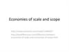 Economies of scale and scope