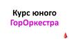Курс юного ГорОркестра